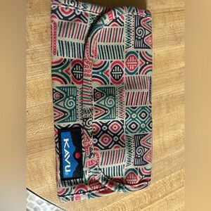 Kavu Multicolor Geometric Fabric Accessory